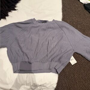 Free People Slate Textured Sweater